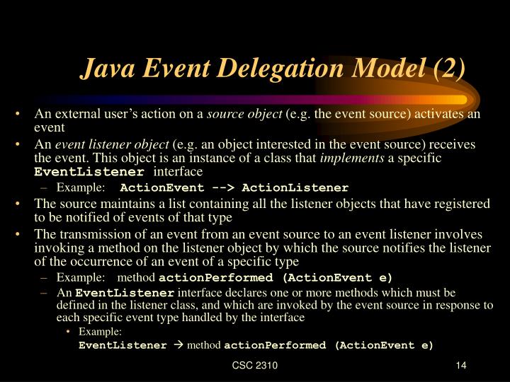 PPT - Event Handling in Java PowerPoint Presentation - ID:6678097