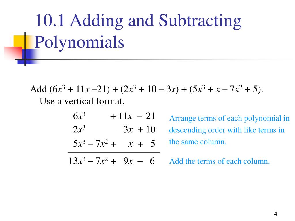 How Do U Add And Subtract Polynomials Carol Jone s Addition Worksheets