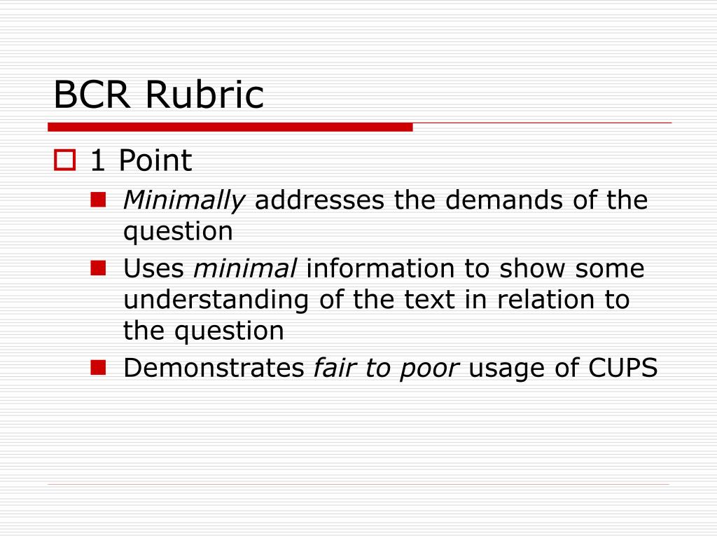 PPT - How to write a BCR PowerPoint Presentation, free download