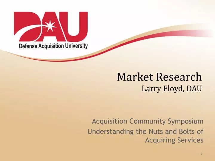 market research larry floyd dau n.
