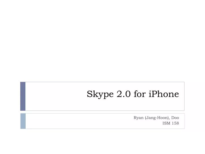 skype 2 0 for iphone n.