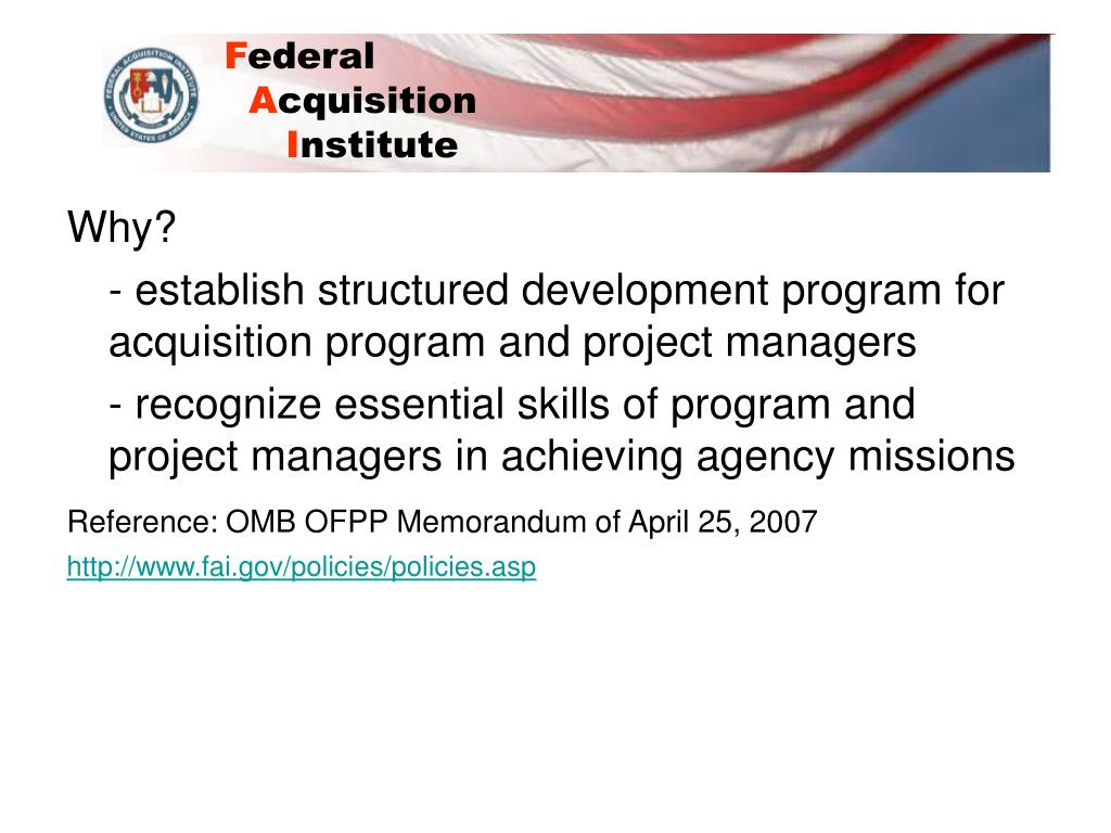 PPT Certification for Federal IT Project Managers What Every IT