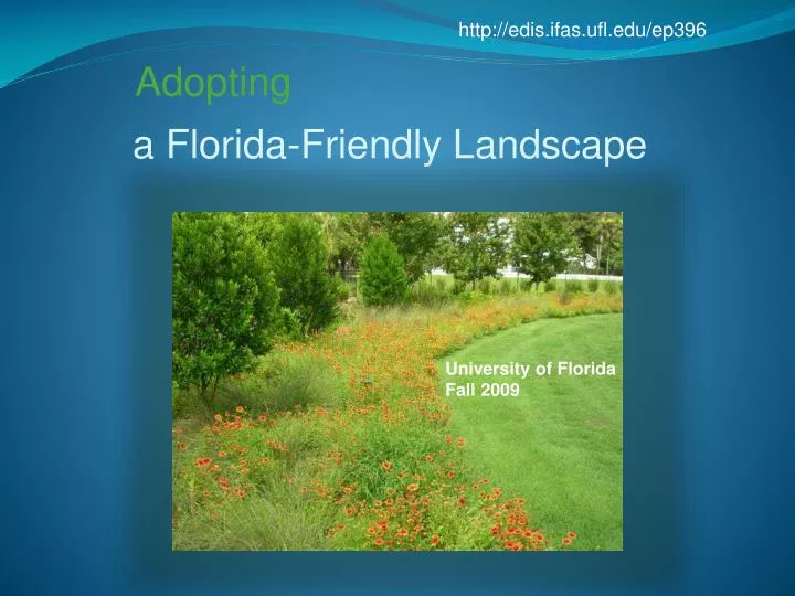 a florida friendly landscape n.