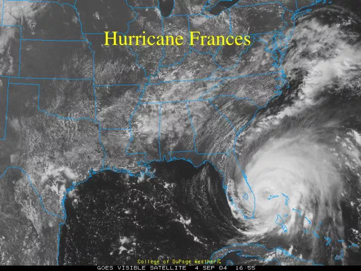 hurricane frances n.