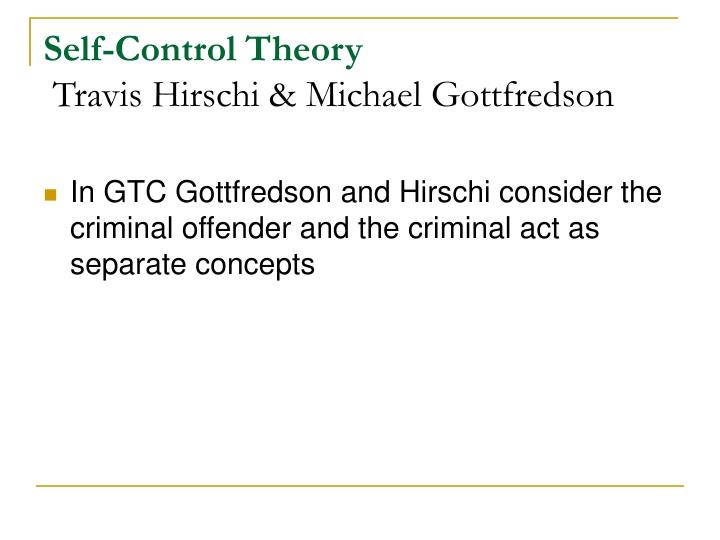 Hirschi S Social Bond Theory Was In Nature Hirschi S Social Bond Theory Was In Nature