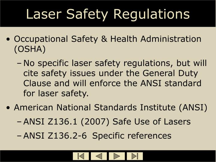 PPT Laser Safety PowerPoint Presentation ID6685783