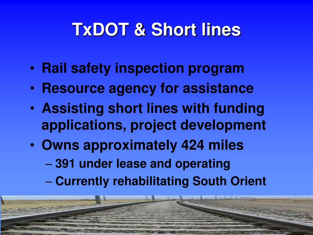 PPT Regional and Short Line Railroads PowerPoint Presentation, free