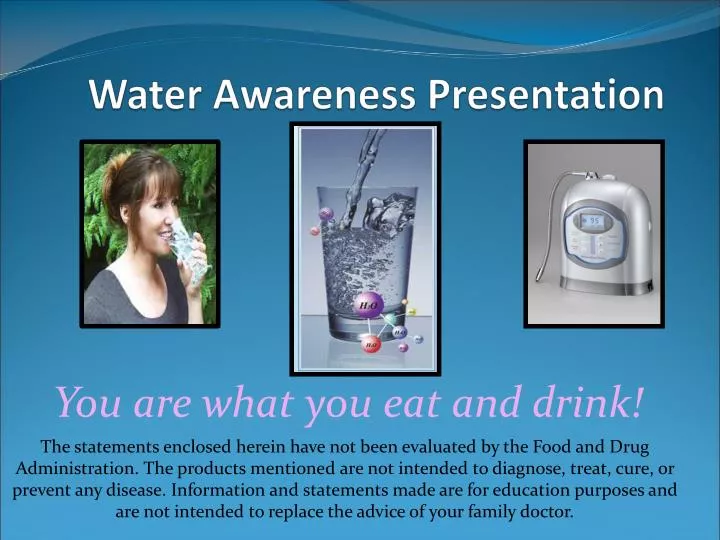 water awareness presentation n.