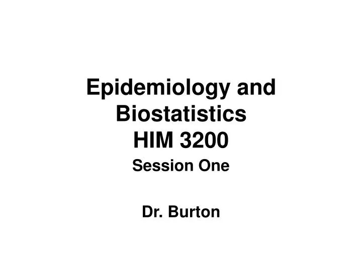 epidemiology and biostatistics him 3200 n.