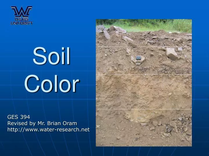 soil color n.