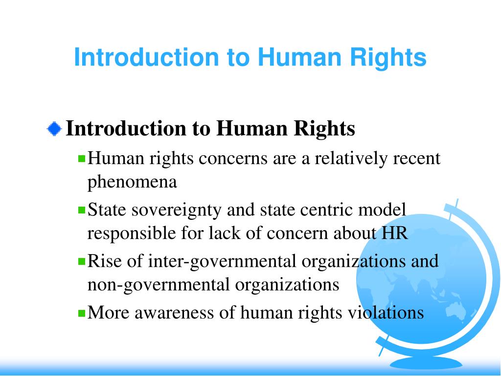 Ppt Introduction To Human Rights Powerpoint Presentation Free