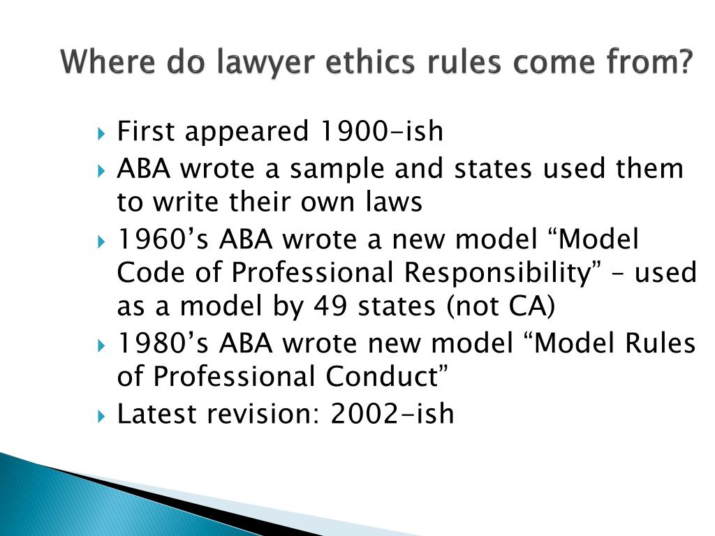 PPT - Ethical Rules in California Advertising and ...