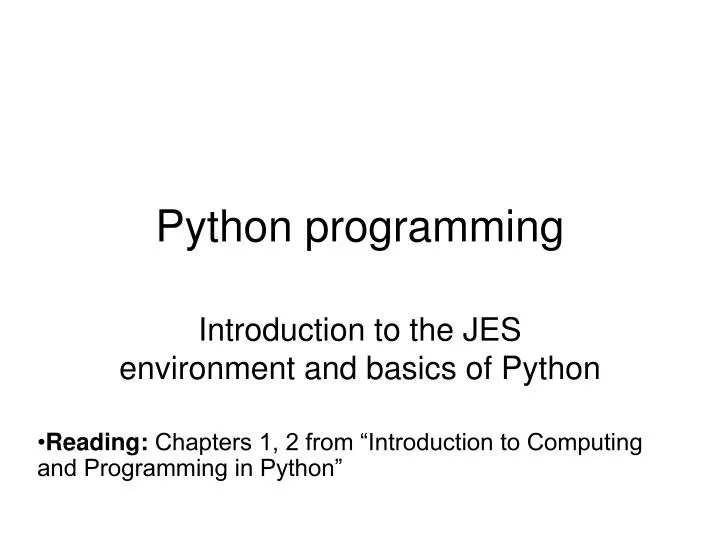PPT - Python programming PowerPoint Presentation, free download - ID ...