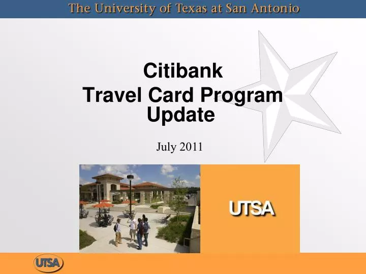 PPT - Citibank Travel Card Program Update PowerPoint Presentation, free download - ID:6688270
