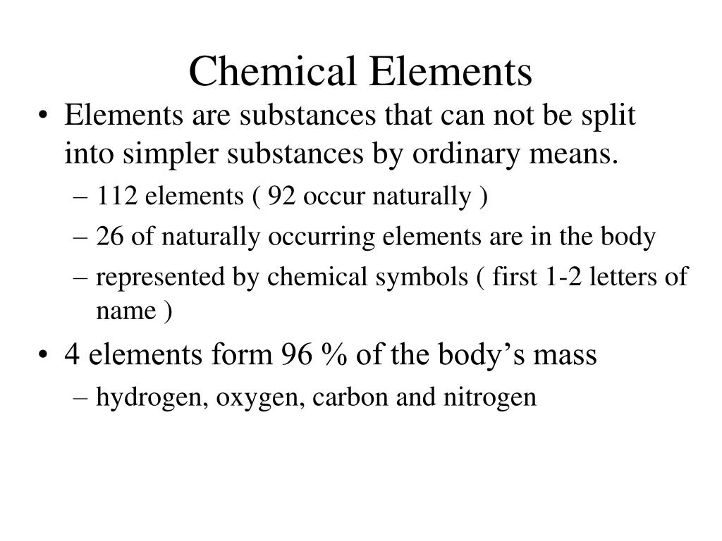 PPT - Chapter 2 The Chemical Level of Organization PowerPoint ...