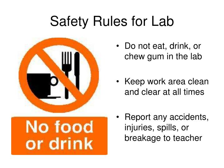 Lab Safety Rules Sign