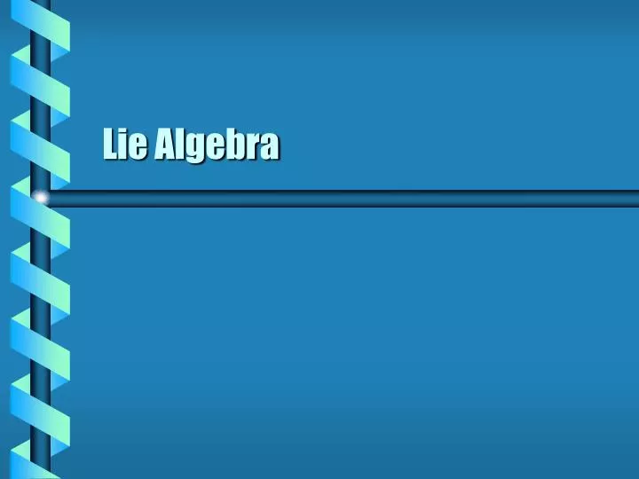 lie algebra n.