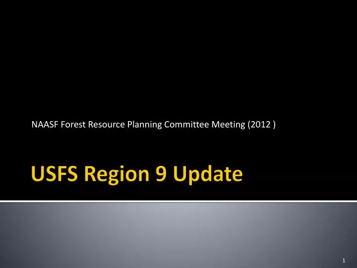 naasf forest resource planning committee meeting 2012 n.