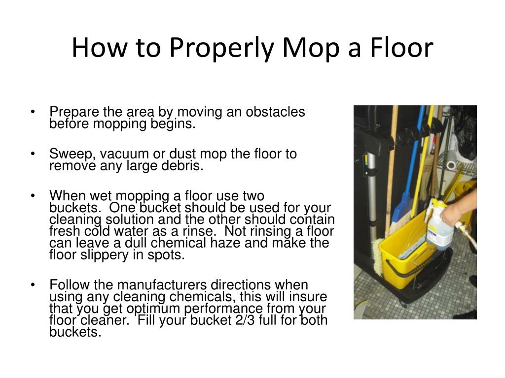 PPT - How to Properly Mop a Floor PowerPoint Presentation, free