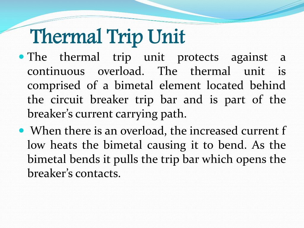 thermal trip definition