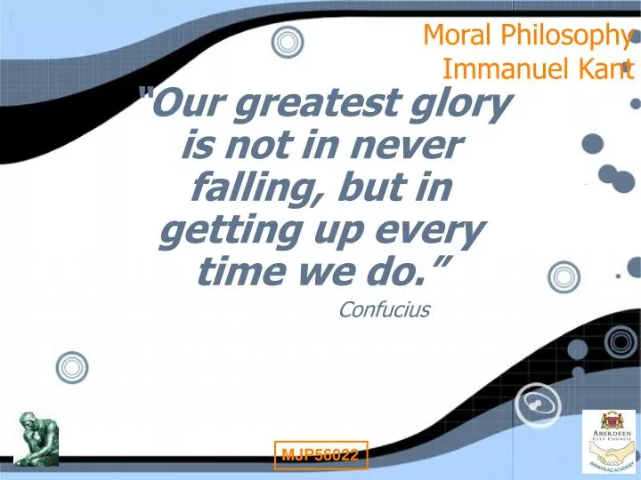 PPT Moral Philosophy Immanuel Kant PowerPoint Presentation Free 