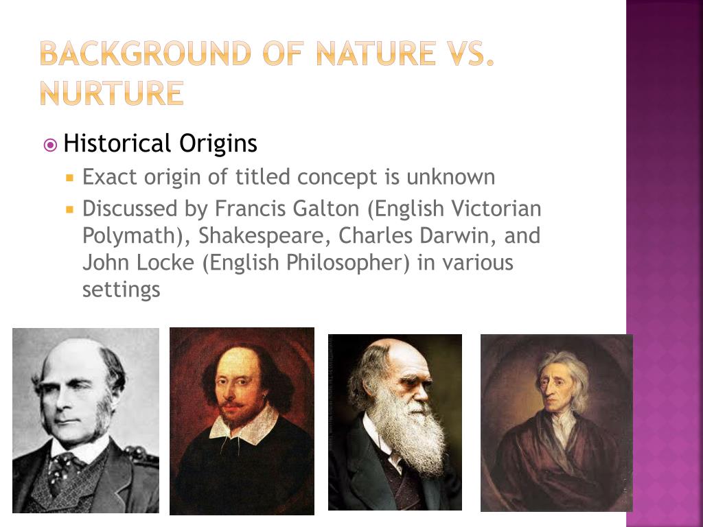 nature vs nurture debate philosophers
