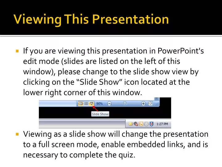 viewing this presentation n.