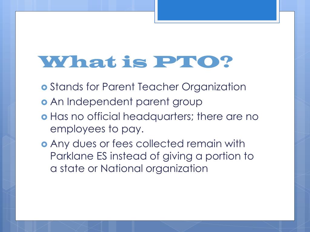 What’s the Difference Between PTO and PPTO?