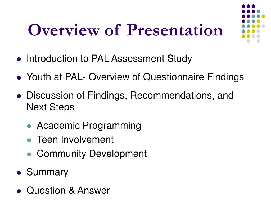 PPT - PAL Assessment Study PowerPoint Presentation, free download - ID Sns-Brigh10