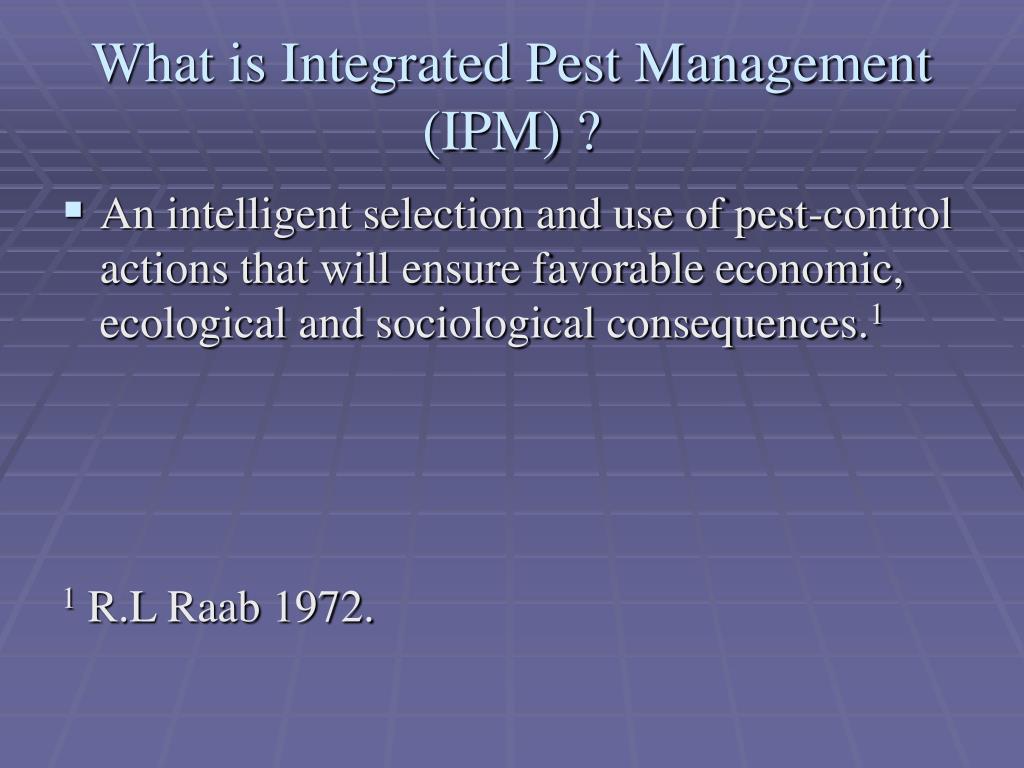 PPT - Integrated Pest Management for Insects and Mites in Greenhouse ...