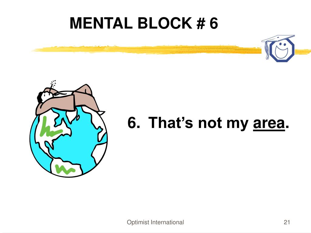mental block in creative problem solving