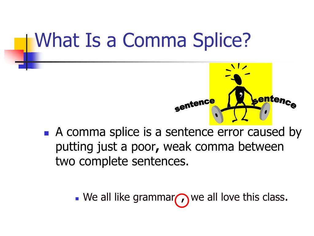 comma splice grammarly