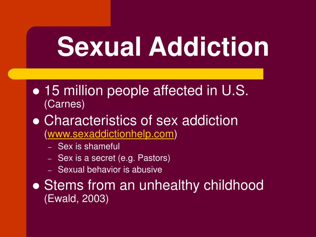 Ppt Is Sex An Addiction Powerpoint Presentation Free Download Id6695633