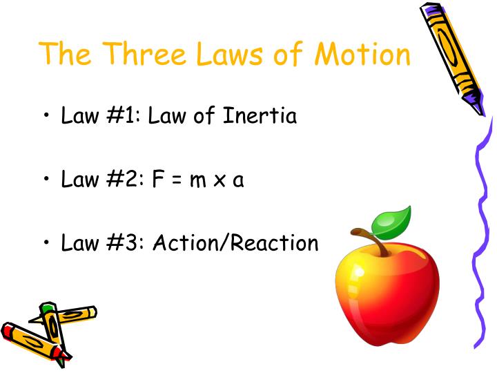 Newtons Three Laws Of Motion