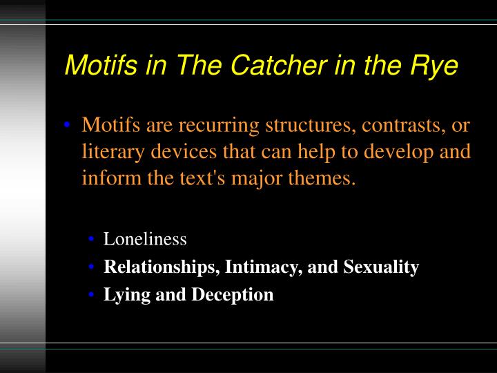 exploring the major theme in the catcher in the rye exploring the major theme in the catcher in the rye