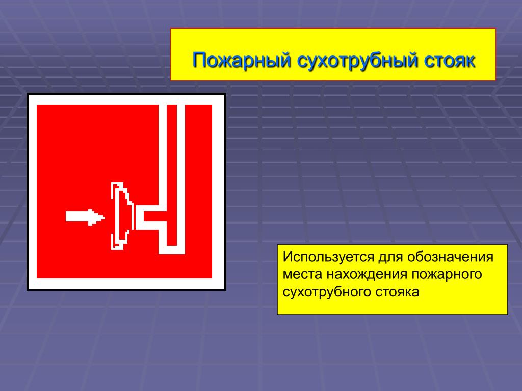 Обозначение пожарных кранов на шкафах