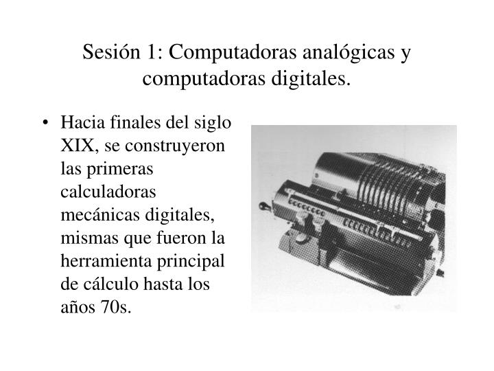 computadora digital y computadora anal gica Computadora digital y computadora anal gica