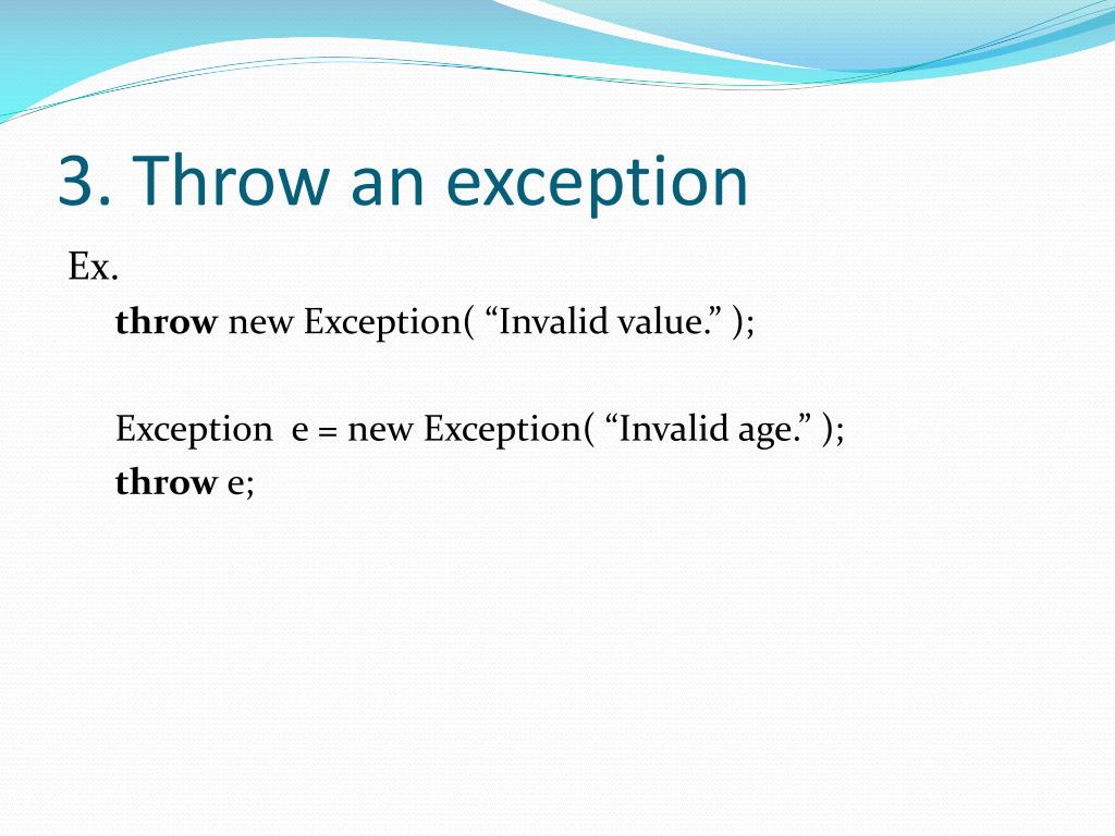 How To Throw Exception In Vue at Lisa Peak blog