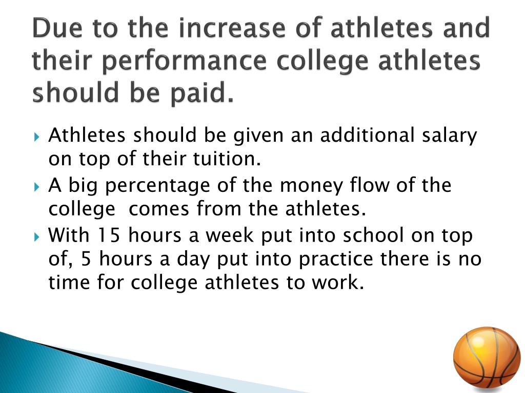 argumentative essay college athletes getting paid