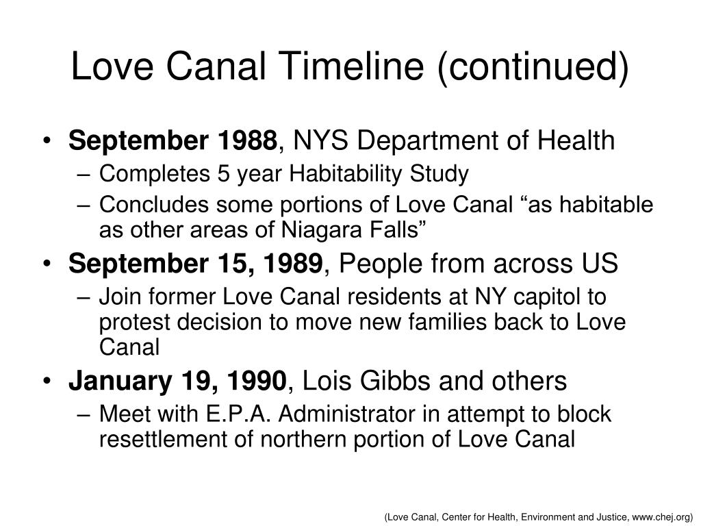 PPT Love Canal PowerPoint Presentation, free download ID6697639
