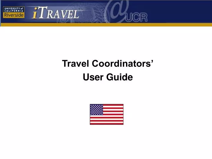 travel coordinators user guide n.
