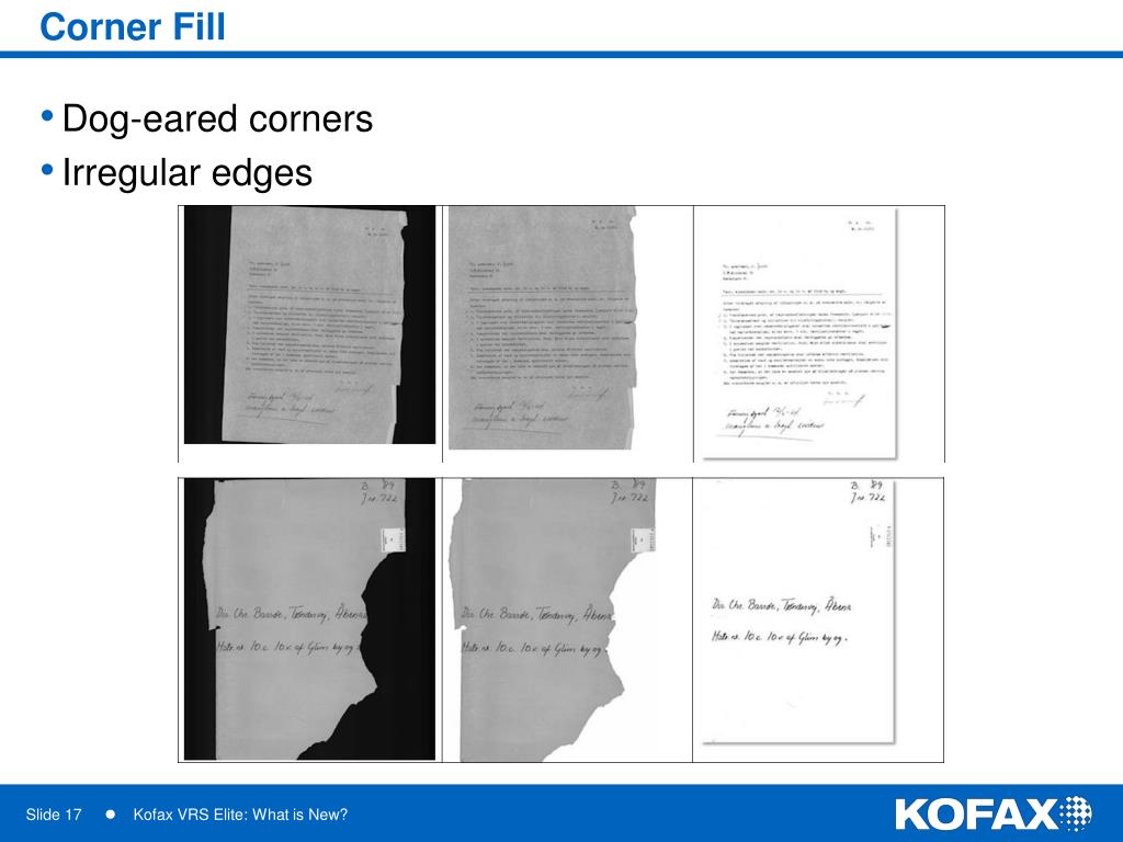 kofax vrs black border kofax vrs black border