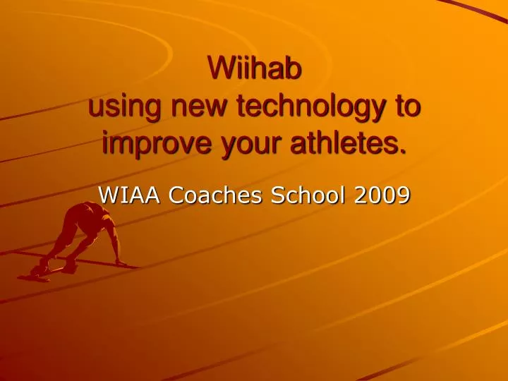 wiihab using new technology to improve your athletes n.