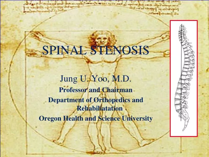 spinal stenosis n.