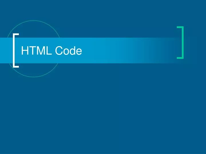 presentation html code