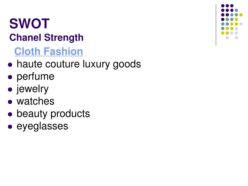 SWOT Analysis of Chanel: Embodying Luxury and Elegance