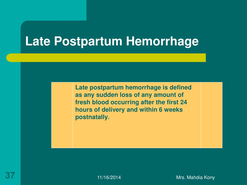 case study on postpartum hemorrhage slideshare