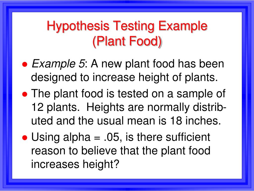 PPT Hypothesis Testing 1Tailed, Small Samples, Proportions