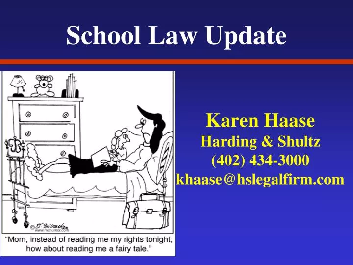 PPT School Law Update PowerPoint Presentation, free download ID6701852
