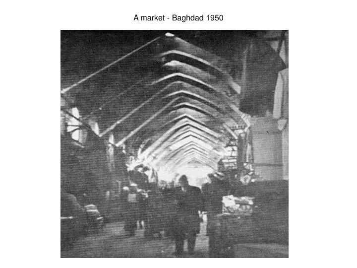 a market baghdad 1950 n.